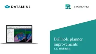 Studio RM   Drillhole planner improvements