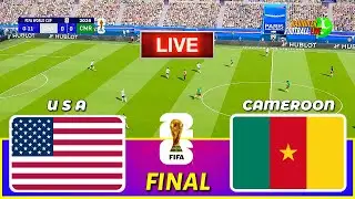 USA vs CAMEROON - FIFA World Cup 2026 FINAL || Live Football Match | PES 21