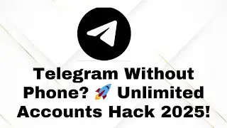 Create Telegram Without Phone 📱 🚫 | Unlimited Accounts Hack! 2025