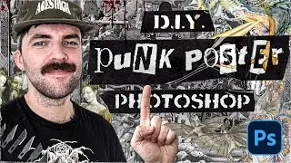 Poster Design in Photoshop! Hardcore PUNK Poster Tutorial