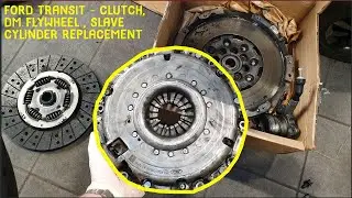 ford transit fwd clutch, flywheel and slave- How to replace