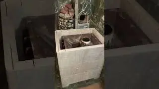 🔥🪵Горе чугунная печь. Пришлось уменьшать парную