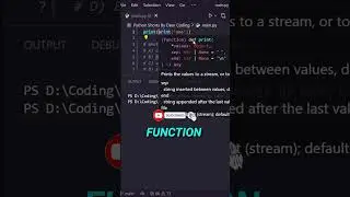 Python Mastery Full Course For Beginners - PRINT FUNCTION - Day 1 #python #coding #programming