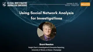 GIJC23 - Using Social Network Analysis for Investigations