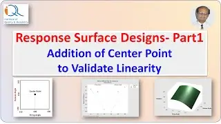 Response Surface Designs: Part-1 Addition of Centerpoint