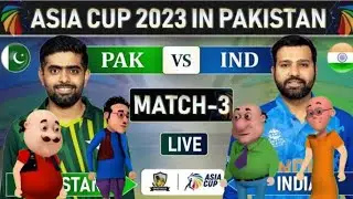 IND vs PAK, Asia Cup 2023, Reserve Day Match Motu Patlu Suppot IND vs PAK Match (Shahid writes 08)