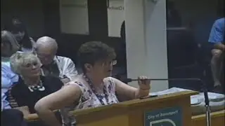 Lady Breaks Into Council Meeting