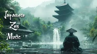 Zen in the Rain - Japanese Flute Music Meditation, Healing, Deep Sleep, Stress Relief