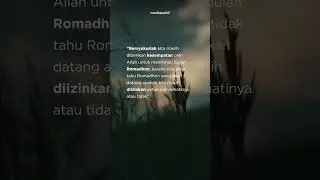 Alhamdulillaah masih dipertemukan dengan Ramadhan di tahun ini 