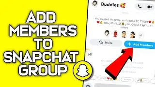 How to add members in Snapchat group - Android/iphone - New update