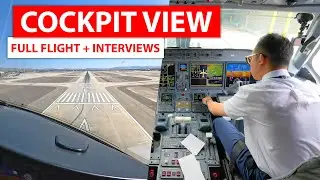 Flying Porter Airlines' E2 Jet + Cockpit View & Crew Interview!