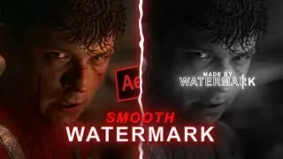 smooth watermark tutorial on after effects