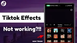 How To Fix Tiktok Effects Not Working 2023