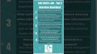 CALL CENTRE INTERVIEW QUESTIONS 