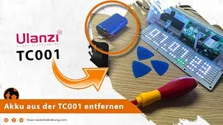 Ulanzi TC001 - Akku aus der Pixeluhr entfernen