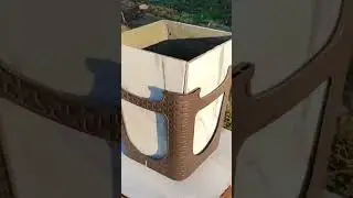 DIY Вазон из цемента своими руками Цветочный горшок Поделки из цемента Кашпо для дачи Идеи