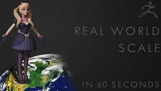 How to set REAL WORLD SCALE in ZBRUSH - 60 Second Tutorial