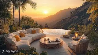 Serene Sunset Retreat - Cozy Autumn Mountain Lounge with Sweet Bossa Nova Jazz for a Good Day