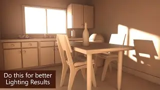 Maya Lighting Tutorial for beginners Interior | Arnold.