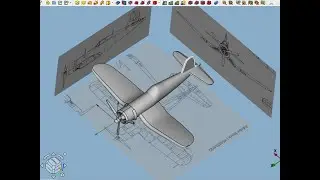 FreeCAD.#33. Модель истребителя F4U. Часть 2. Пропеллер