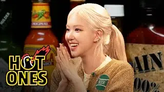 ROSÉ Needs a Stress Ball While Eating Spicy Wings | Hot Ones