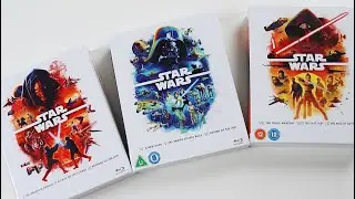 Star Wars: The Skywalker Saga Blu-ray Box Sets (May 2022 Releases) - Unboxing + Review + Favourites!