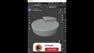 Create a Pie Chart in Blender #shorts