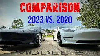 2020 vs. 2023 Tesla Model 3 Comparison (Exterior and Interior differences)