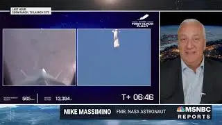 MSNBC - Blue Origin Launch (During Flight)