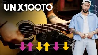 un x100to Grupo Frontera x Bad Bunny GUITARRA Tutorial ACORDES Christianvib