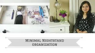 Minimal Bedside Table |  Nightstand Organization