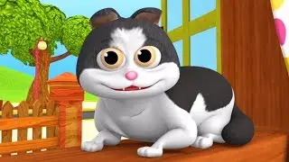 Meow Meow Billi Karti | Hindi Rhyme For Kids | म्याऊ म्याऊ | Balgeet In Hindi | LittleTreehouse