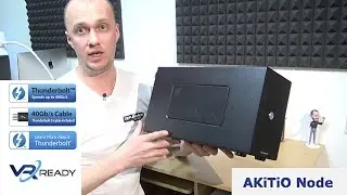 Akitio Node обзор и подключение eGPU видеокарта для ноутбука 1080Ti 1070 AMD Radeon RX 580