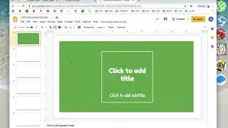 Google Slides- Master Slides