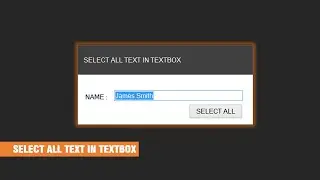 How to Select All Text in TextBox Using C#