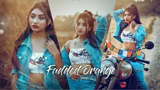 How To Edit Fedded Orange || Lightroom Mobile Tutorial Free Presets