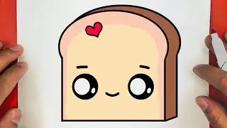 COMMENT DESSINER UN PAIN MIGNON FACILE, ÉTAPE PAR ÉTAPE, JACK DESSINS