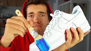 MY FIRST CUSTOM SNEAKERS !! (Giveaway)