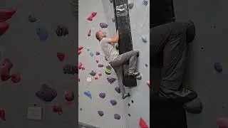 Shuchin climbs the handcrack