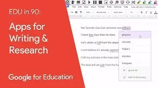 EDU in 90: Apps for Writing & Research