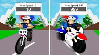 Upgrading SLOWEST To FASTEST Police Bike!! (Brookhaven RP)