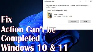 Delete Folder With Access Denied Error On Windows 10 - How To Fix