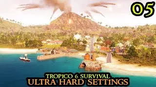 Tropico 6 EXTREME - MASSIVE DROUGHT - City Builder Survival Part 05