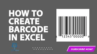 How to create barcode in excel 2024 [New Method] (Easy & Quick)