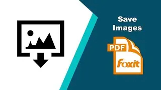 How to save an image from a pdf file (Edit Image) in Foxit PDF Editor