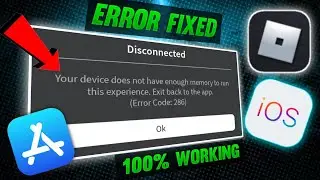how to fix error code 286 Roblox iOS | how to fix roblox error 286 on ios |error code 286 roblox ios