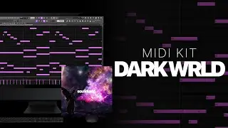 FREE MELODIC MIDI KIT DARK WRLD | OFFICIAL STUDIOPLUG MIDI KIT | BEST JUICE WRLD MIDI KIT 2020 🎆