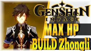 MAX HP BUILD Zhongli! TANKS CHILDES WHALE! | Genshin Impact |  [Character Showcase]