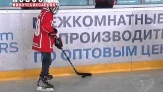 «Детки в эфире» - Алексей Садилов пробует себя в роли хоккеиста команды «Сокол-2008»