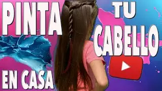 DIY Como pintar tu cabello con papel crepe (sin maltratar) #EnCasa